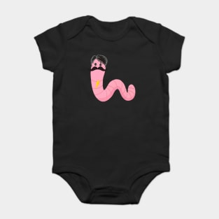 Worm With a Mustache Vanderpump Rules quote Baby Bodysuit